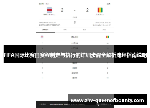 FIFA国际比赛日赛程制定与执行的详细步骤全解析流程指南说明 FIFA国际比赛日赛程制定与执行的详细步骤全解析流程指南说明